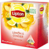 Chá de infusão de frutas com sabor Lipton - limão e gengibre - 20 sachês
